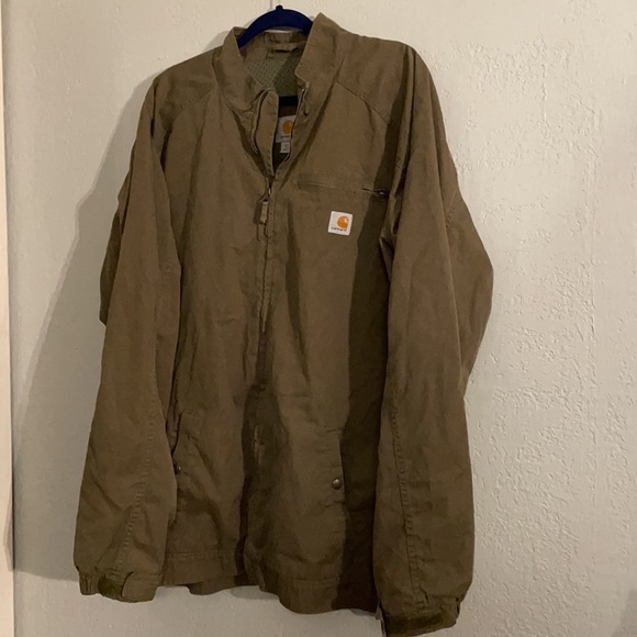 Carhartt Edlin Cotton Canvas Jacket- Mesh Lined - Picture 2 of 10